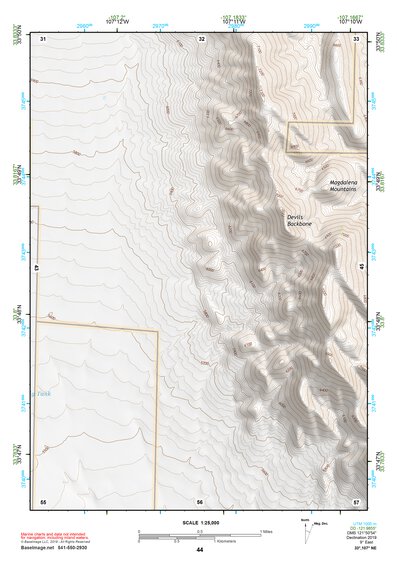 33107NE Page 44 San Mateo Mountains Topo Preview 1