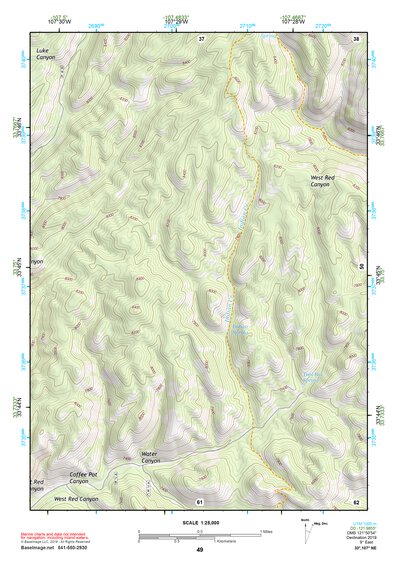 33107NE Page 49 San Mateo Mountains Topo Preview 1