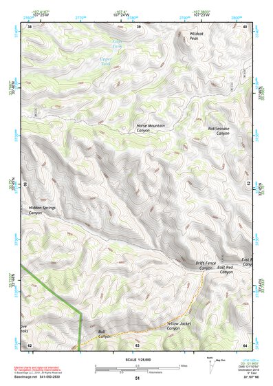 33107NE Page 51 San Mateo Mountains Topo Preview 1