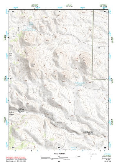 33107NE Page 52 San Mateo Mountains Topo Preview 1