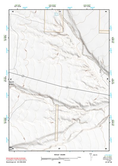 33107NE Page 55 San Mateo Mountains Topo Preview 1