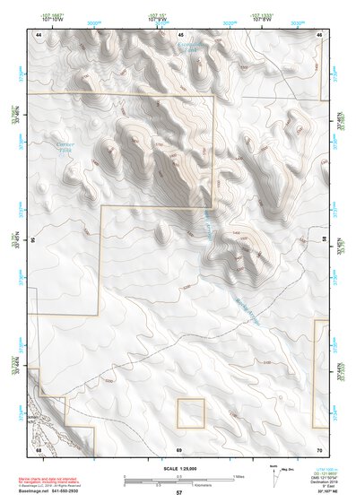 33107NE Page 57 San Mateo Mountains Topo Preview 1
