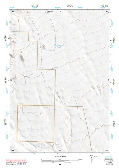 33107NE Page 58 San Mateo Mountains Topo Preview 1
