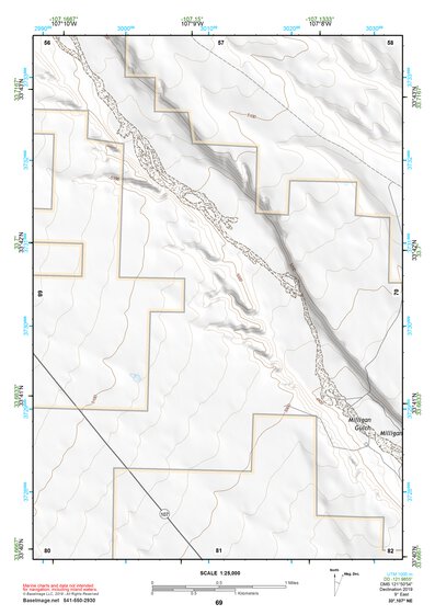 33107NE Page 69 San Mateo Mountains Topo Preview 1