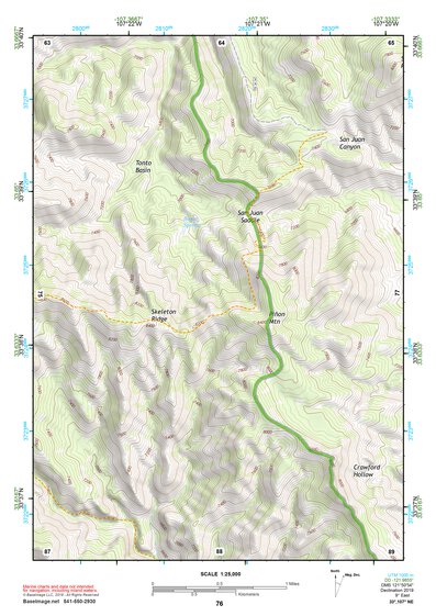33107NE Page 76 San Mateo Mountains Topo Preview 1