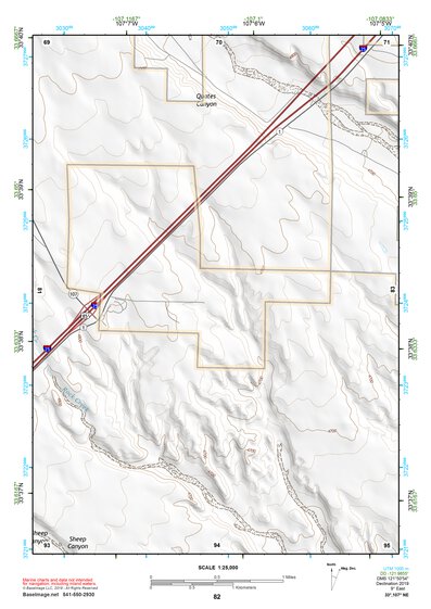 33107NE Page 82 San Mateo Mountains Topo Preview 1