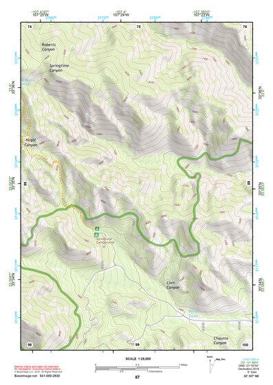 33107NE Page 87 San Mateo Mountains Topo Preview 1