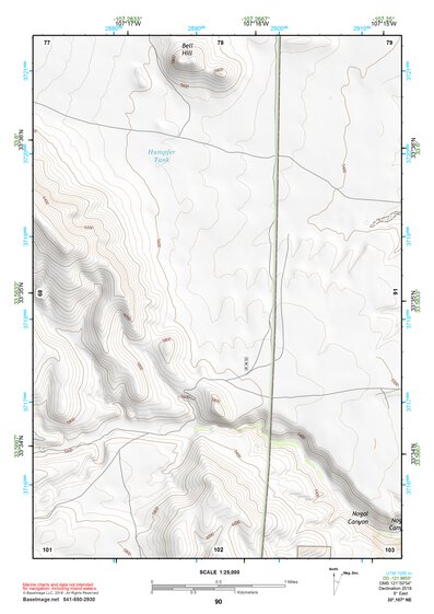 33107NE Page 90 San Mateo Mountains Topo Preview 1