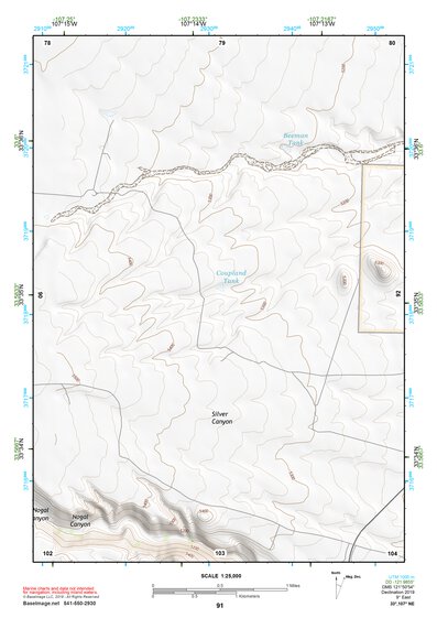 33107NE Page 91 San Mateo Mountains Topo Preview 1