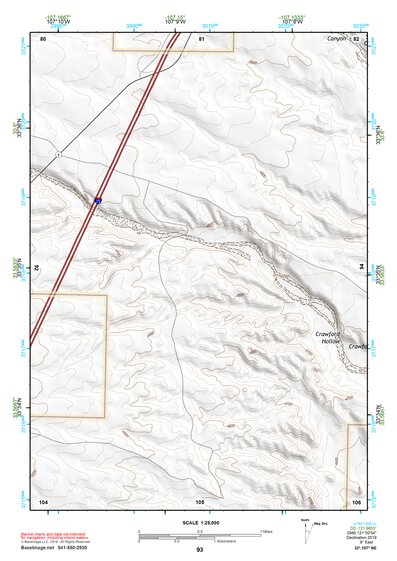 33107NE Page 93 San Mateo Mountains Topo Preview 1
