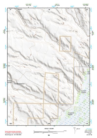 33107NE Page 94 San Mateo Mountains Topo Preview 1