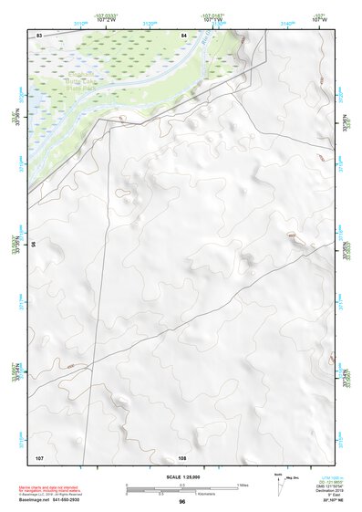 33107NE Page 96 San Mateo Mountains Topo Preview 1