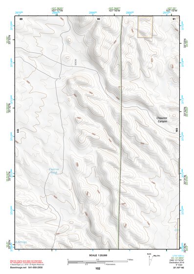 33107NE Page 102 San Mateo Mountains Topo Preview 1