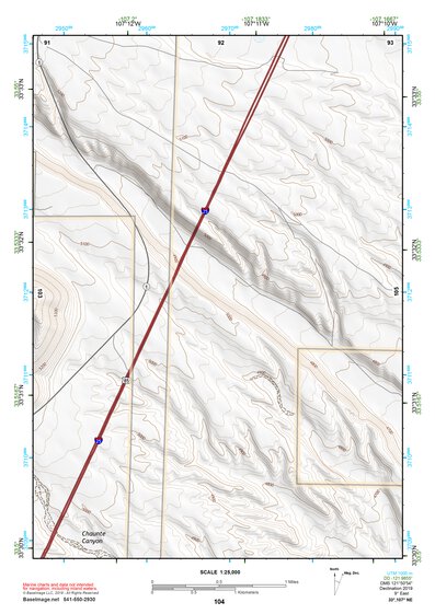 33107NE Page 104 San Mateo Mountains Topo Preview 1