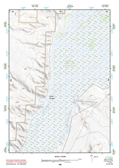 33107NE Page 106 San Mateo Mountains Topo Preview 1