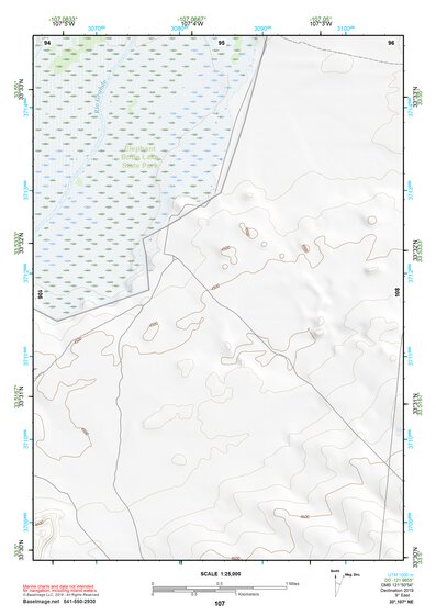 33107NE Page 107 San Mateo Mountains Topo Preview 1