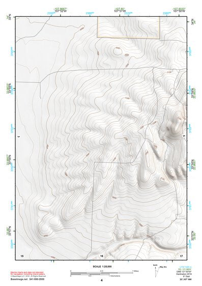 33107NW Page 4 San Mateo Mountains Topo Preview 1
