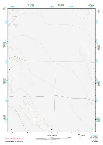 33107NW Page 6 San Mateo Mountains Topo Preview 1