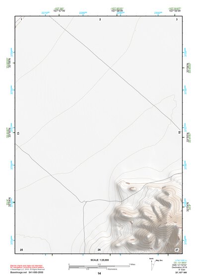 33107NW Page 14 San Mateo Mountains Topo Preview 1