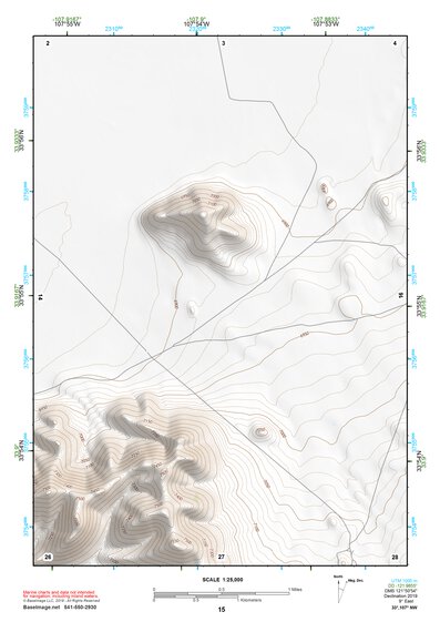 33107NW Page 15 San Mateo Mountains Topo Preview 1