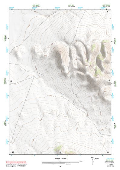 33107NW Page 16 San Mateo Mountains Topo Preview 1