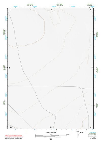 33107NW Page 18 San Mateo Mountains Topo Preview 1