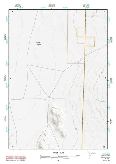 33107NW Page 19 San Mateo Mountains Topo Preview 1