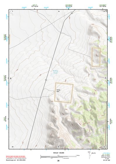33107NW Page 20 San Mateo Mountains Topo Preview 1