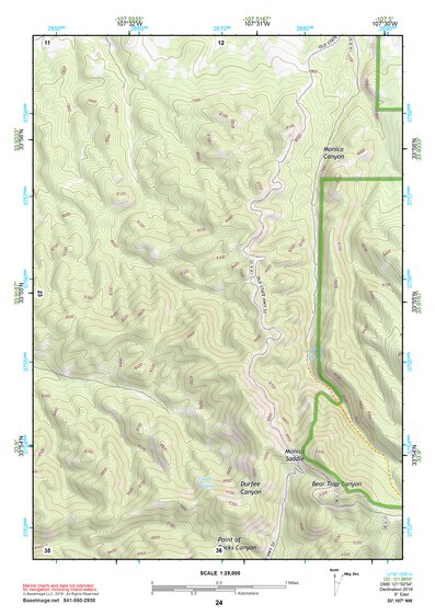 33107NW Page 24 San Mateo Mountains Topo Preview 1