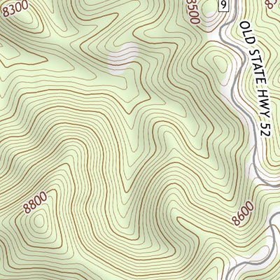 33107NW Page 24 San Mateo Mountains Topo Preview 2