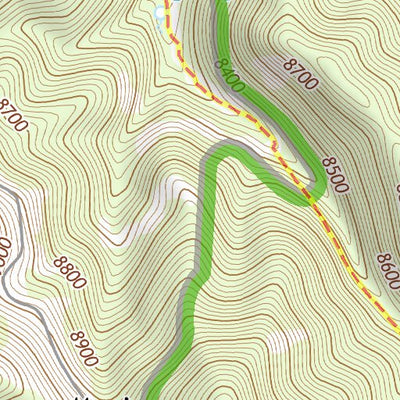 33107NW Page 24 San Mateo Mountains Topo Preview 3