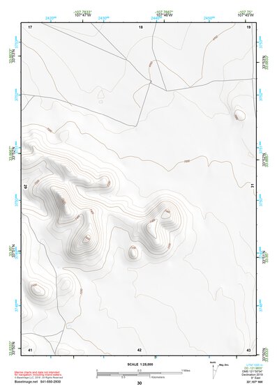 33107NW Page 30 San Mateo Mountains Topo Preview 1