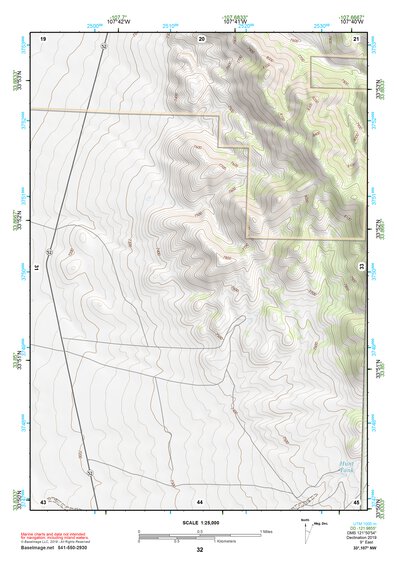 33107NW Page 32 San Mateo Mountains Topo Preview 1