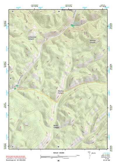 33107NW Page 36 San Mateo Mountains Topo Preview 1
