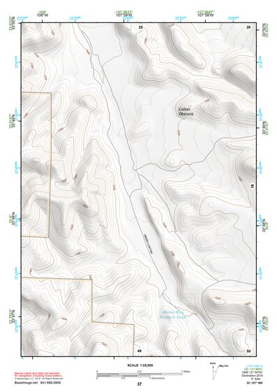 33107NW Page 37 San Mateo Mountains Topo Preview 1
