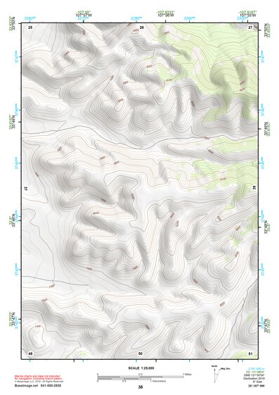 33107NW Page 38 San Mateo Mountains Topo Preview 1