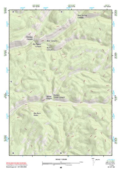 33107NW Page 48 San Mateo Mountains Topo Preview 1