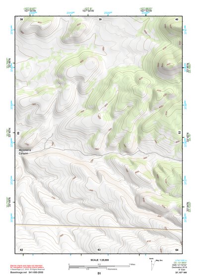 33107NW Page 51 San Mateo Mountains Topo Preview 1