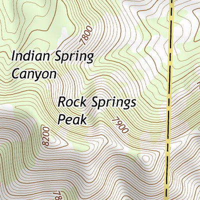 33107NW Page 55 San Mateo Mountains Topo Preview 3