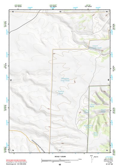33107NW Page 65 San Mateo Mountains Topo Preview 1