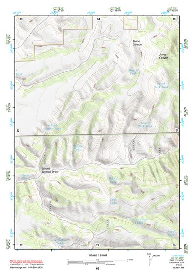 33107NW Page 66 San Mateo Mountains Topo Preview 1