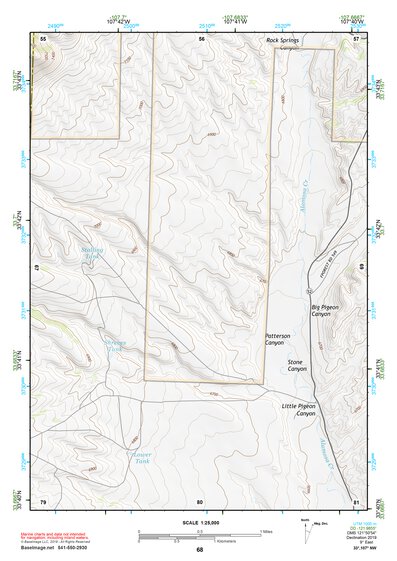 33107NW Page 68 San Mateo Mountains Topo Preview 1