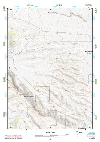 33107NW Page 80 San Mateo Mountains Topo Preview 1