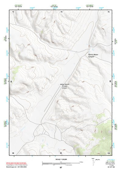33107NW Page 87 San Mateo Mountains Topo Preview 1