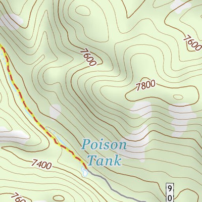 33107NW Page 102 San Mateo Mountains Topo Preview 3