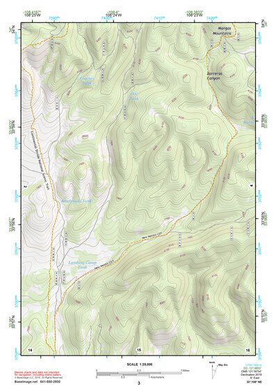 33108NE Page 3 Tularosa Mountains Topo Preview 1