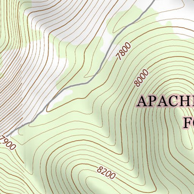33108NE Page 7 Tularosa Mountains Topo Preview 3
