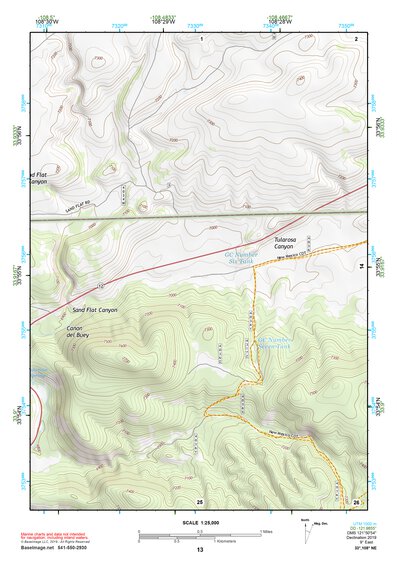 33108NE Page 13 Tularosa Mountains Topo Preview 1