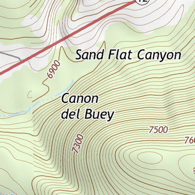 33108NE Page 13 Tularosa Mountains Topo Preview 3