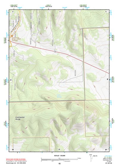 33108NE Page 15 Tularosa Mountains Topo Preview 1